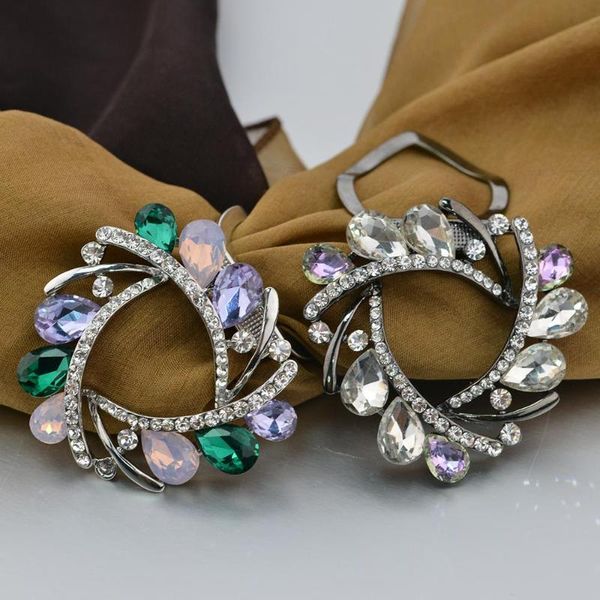 

pins, brooches scarf clip brooch buckle, Gray