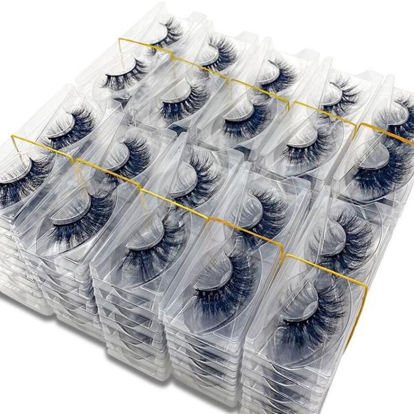 

eyelashes box packing custom private label packaging false