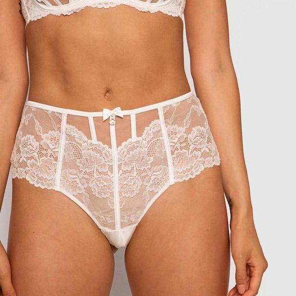 

women's panties exquisite embroidered lace see-through high-waist t-string thin thong underwear women seamless, Black;pink