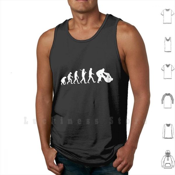 

jiu jitsu evolution tank vest mens 100% cotton bjj brazilian jitz karate martial arts mixedmartialarts, White;black