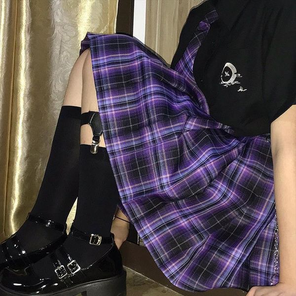 

[sweetheart storm] jk uniform orthodox womens skirts student class department spring suit full set pleated, Black