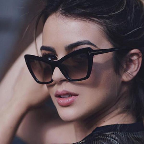 

sunglasses candy color cat eye tf women 2021 uv400 yellow blue black pink quay feminino, White;black