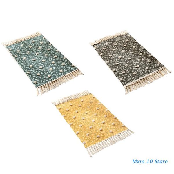 

carpets bohemian rugs carpet with tassel woven mat indoor throw runner