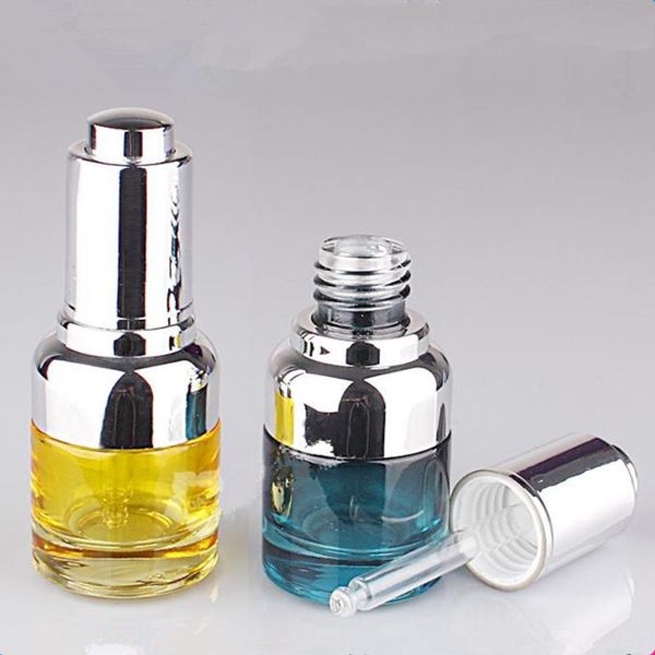

storage bottles & jars 20ml glass essential oil bottle / gold press lid dropper serum hyaluronic acid cosmetic container fashion