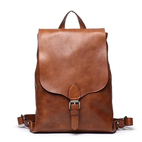 

backpack genuine leather women travel purse for designer bag large capacity casual fashion backpacks