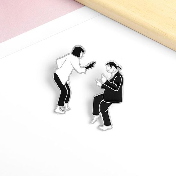 

pins, brooches yangliujia creative cartoon characters brooch clothing accessories girl jewelry party 2021, Gray