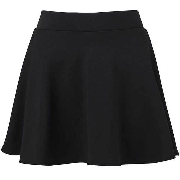 

skirts summer women short empire pleated solid black umbrella skirt high waist elastic ladies ball gown mini