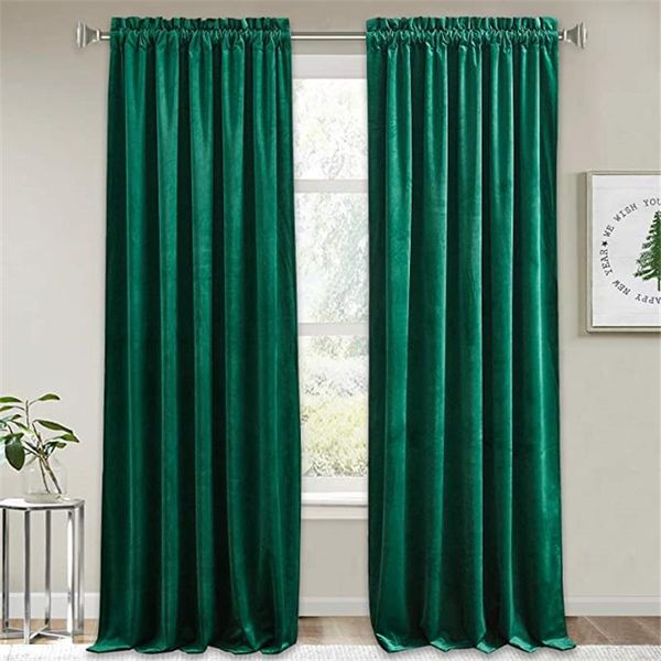 

curtain & drapes luxury gold velvet curtains for living room bedroom elegant sunscreen window treatment