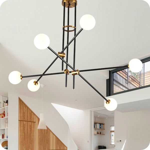 

pendant lamps nordic led stone lustre pendente lamp monkey kitchen fixtures lumiere lighting light dining room
