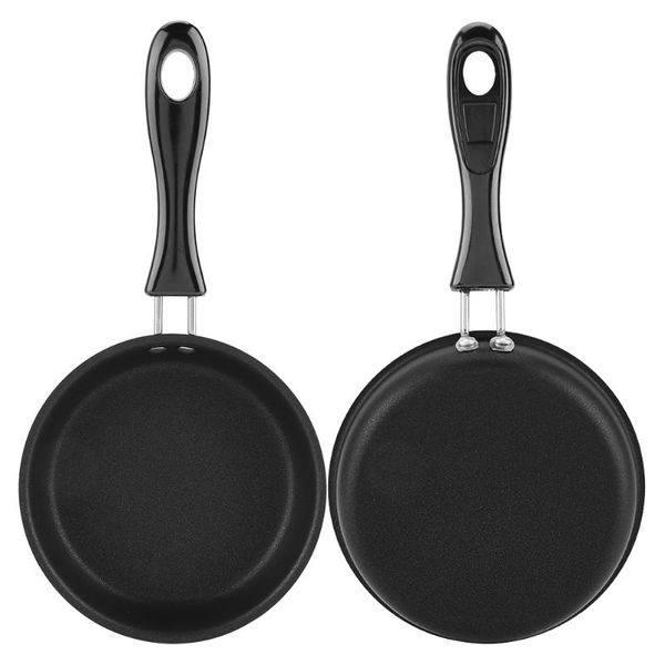 

pans mini frying pan poached egg household small kitchen cooker portable drop