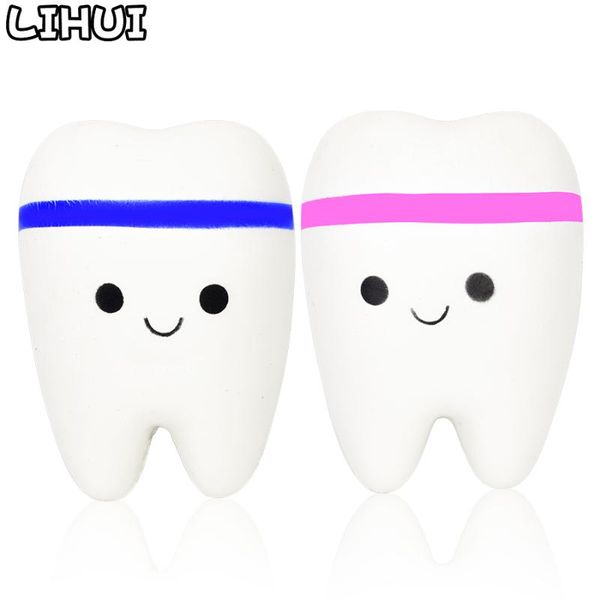 

party masks teeth kawaii squishy toys for children funny slow rising soft squeeze squishi anti stress toy cute stretchy squishies gift
