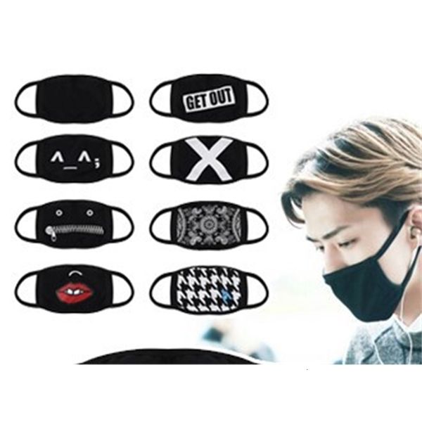 

exo black personalized printed korean trendy mask