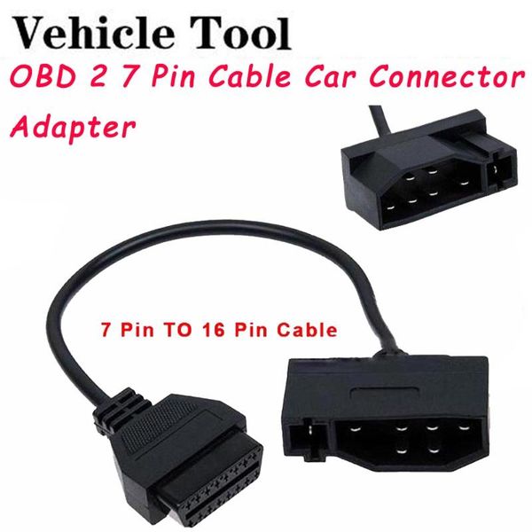 

code readers & scan tools obd2 7 pin for 7pin to 16pin cable converter obdii 16 female connector transfer