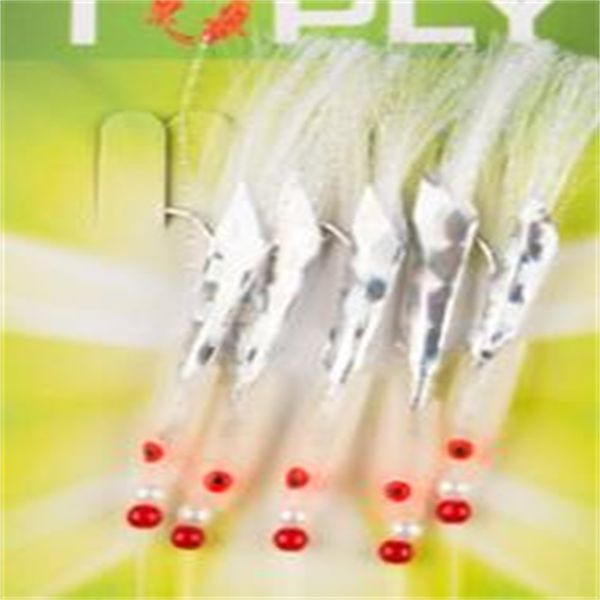 

5pcs carbon steel mackerel feathers bass cod fishing lures sea fishing tackle durable head treble barbed luminous fishing hook 771 z2