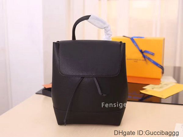 

lockme leather backpack mens women black backpacks shoulders bag leather purses bags 41815/42280/41817/42281/41818