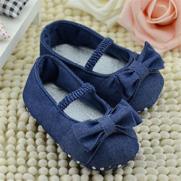 

first walkers telotuny baby girl shoes denim princess born bowknot a802 13