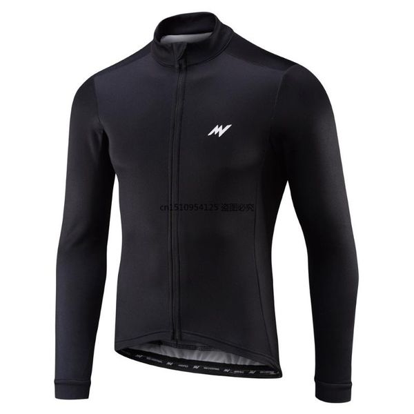 

racing jackets race fit cycling jersey thermal fleece long sleeve bike clothes for winter pro team invierno, Black;red
