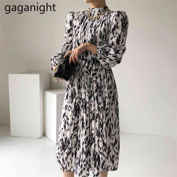 

vintage women ruched maxi dress long sleeve o neck fashion office lady elegant bodycon vestidos party 210601, Black;gray