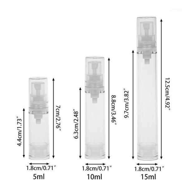 

5/10/15ml refillable perfume empty bottle atomizer pump spray container travel