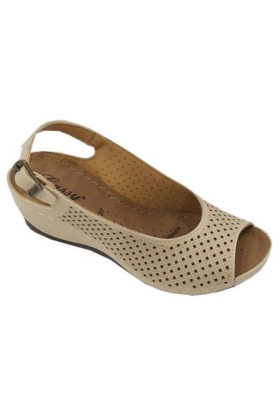 

sandals 17790-9 leather padding trend fashion, Black