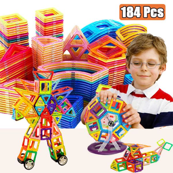 DIY mini tamanho magnético designer construção modelo construindo brinquedo imans blocos magnéticos brinquedos educativos para crianças presentes q0723