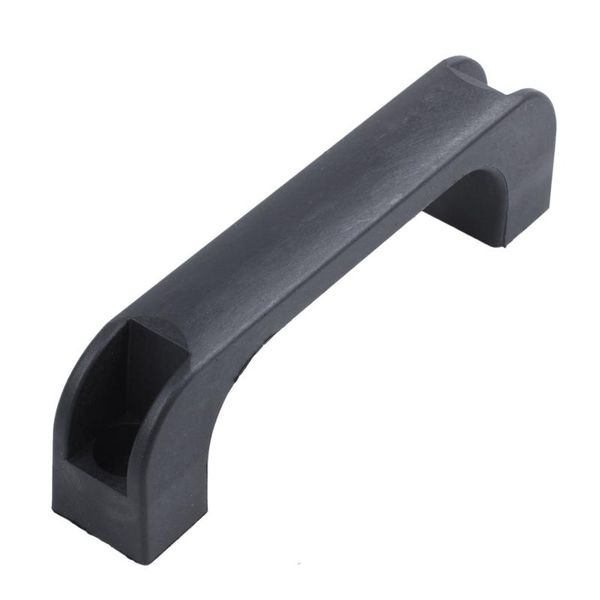 

shower curtains door cabinet black plastic rectangular pull handle 5.2"
