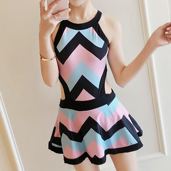 

women's swimwear 2021 floral print one piece swimsuit women maillot de bain femme swim beach dress push up bathing suit beachwear, White;black