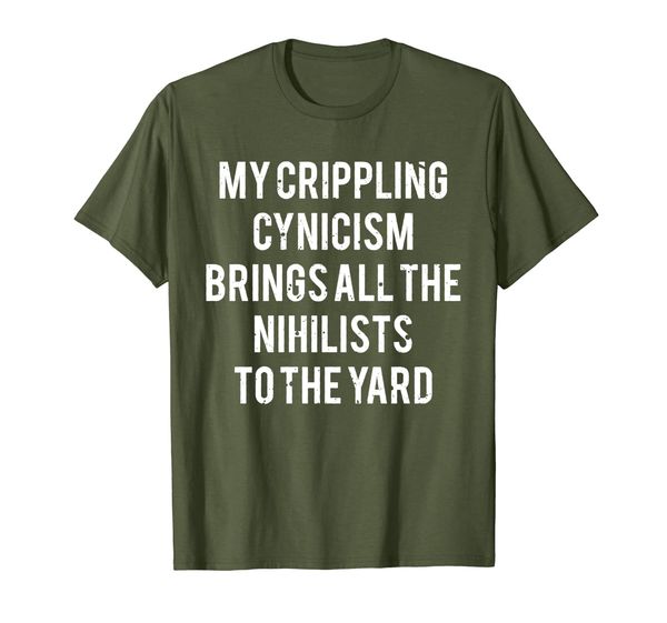 

Cynical Misanthrope Nihilist Dark Morbid Humor T-Shirt Gift, Mainly pictures