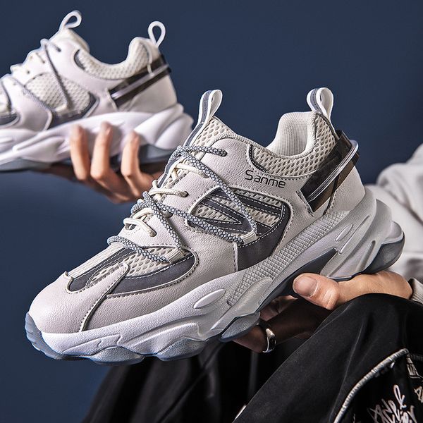 

2021 spring and summer casual dad men's ins korean ulzzang sports sho, Black