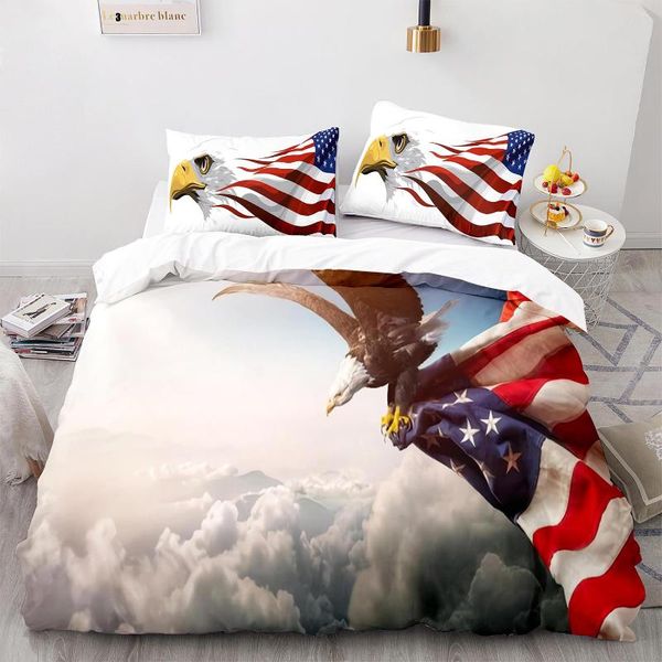 

bedding sets usa flag set single twin full  king size united states bed american children's kid bedroom duvetcover 04