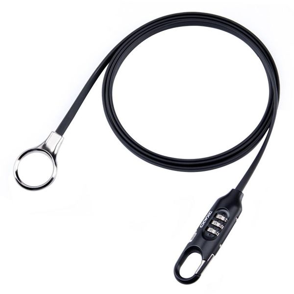 

bike locks 1.8m lock password combination anti-theft zinc alloy cable safety bicycle helmet cycling accessories