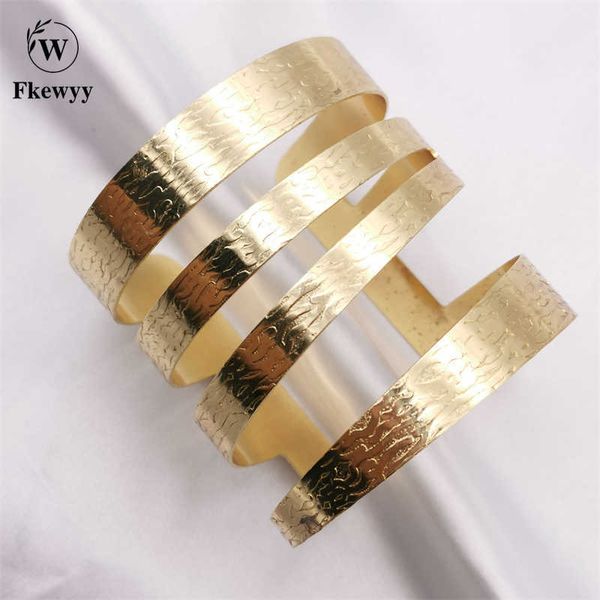

fkewyy gothic luxury breacelets charm woman birthday accessories geometry bohemia bangles multi-lay luxury jewelry designers q0719, Black