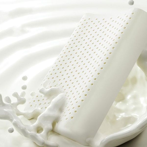 

pillow thailand pure latex orthopedic 60x40cm sleeping pillows neck support for pressure relief bed slow rebound