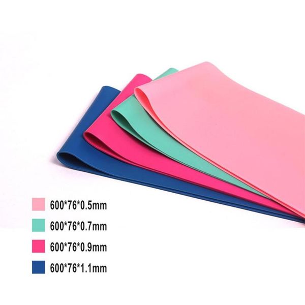 

rubber fitness equipment strength training resistance bands yoga loops sport