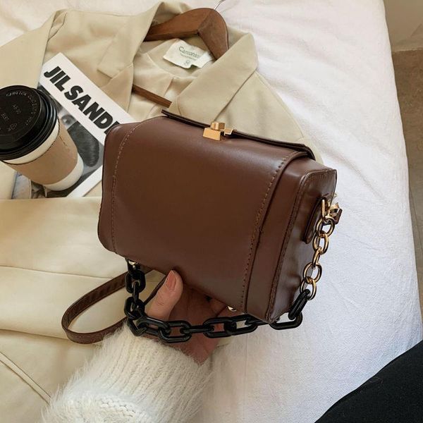 

evening bags women messenger shoulder vintage bag ladies crossbody handbag female tote leather clutch red brown