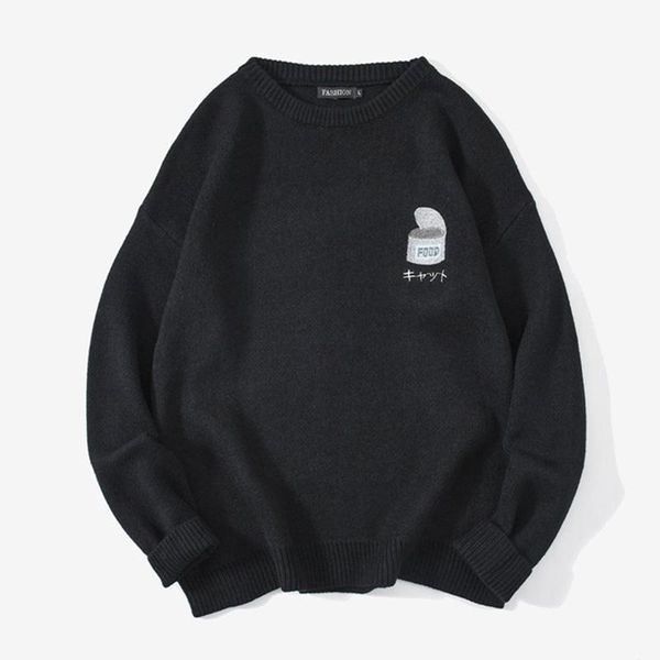 

pulls femme automne hiver 2021 casual round collar long sleeve woman sweaters oversize knitted pullover sweater women's, White;black