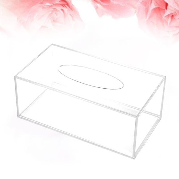 

tissue boxes & napkins clear acrylic box holder simple rectangular paper napkin cointainer oragnizer for car home end table