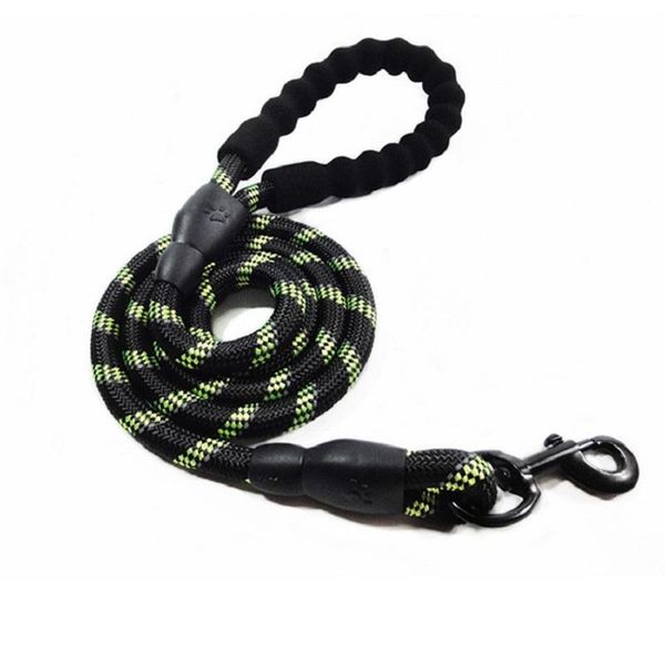 

dog collars & leashes large 1.5m full cover foam handle reflective leash for