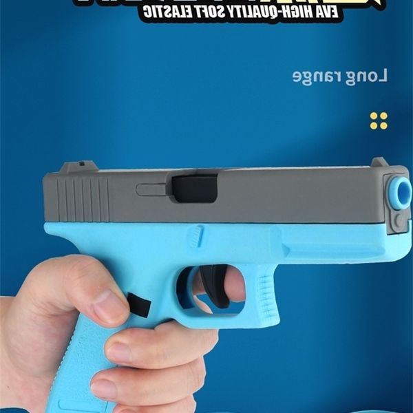 

52shell throwing glock automatic rifling neutral gear hanging machine toy gun simulation grab set model props manual boy