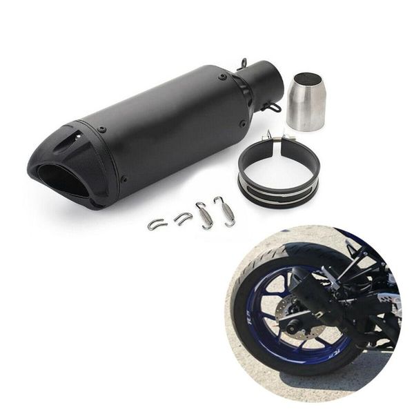 

motorcycle exhaust system 51mm motorcross mufflers end pipe tailpipe accessories fit for project cb1000r z800 r3 ninja 300