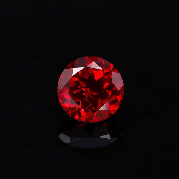 

starszuan jewel 11mm loose lab grown ruby red ruby 6.95ct gemstone ready to ship for fashion jewel h1015, Black