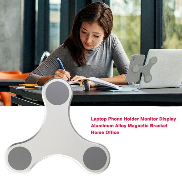 

magnetic bracket computer tablet monitor display aluminum alloy lapphone holder side mount practical multi screen portable cell mounts &