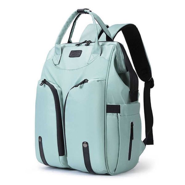 Oxford Mulheres Mochilas Multifunções Multifunction Ombro Mochila Mochila Grande Capacidade Mamãe Bags Bebê Mudando Fralda Sacos 210907