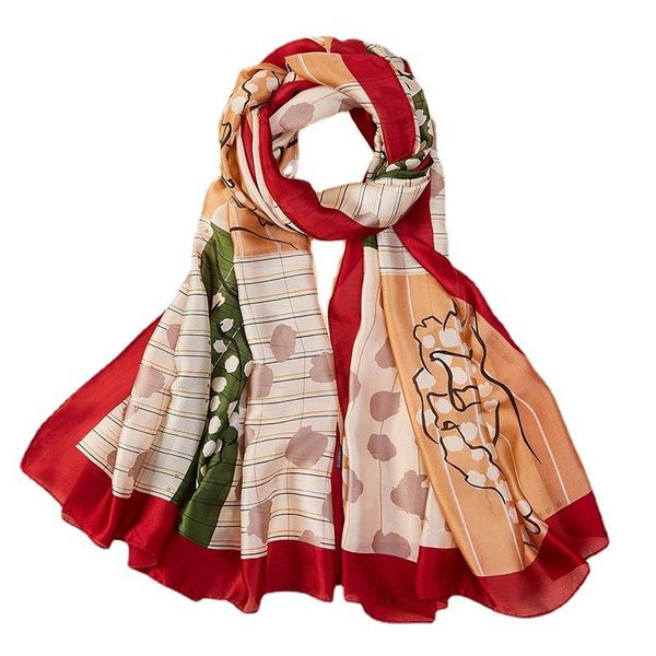 

scarves women's 180*90cm fashion luxury scarf female silk satin beach long large soft elegant shawl wrap hijab lady gift, Blue;gray