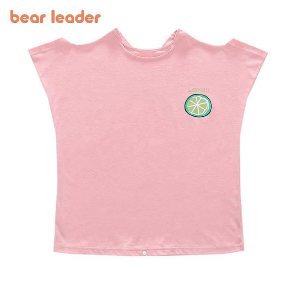 

bear leader kids girls fashion korean jumpsuits summer kids cartoonfruits print bodysuits children casual clothes 1-6y 210708, Blue