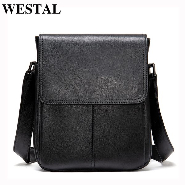 

men's genuine leather shoulder casual side guarantee messenger crossbody handbag