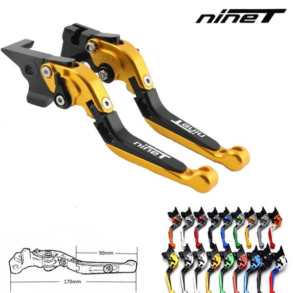 

motorcycle brakes for r nine t ninet's titanium alloy cnc adjustable brake clutch lever 2014 2021