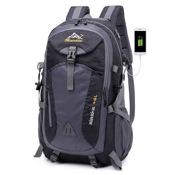 

backpack 45l waterproof men women travel pack sports bag outdoor mountaineering hiking climbing camping