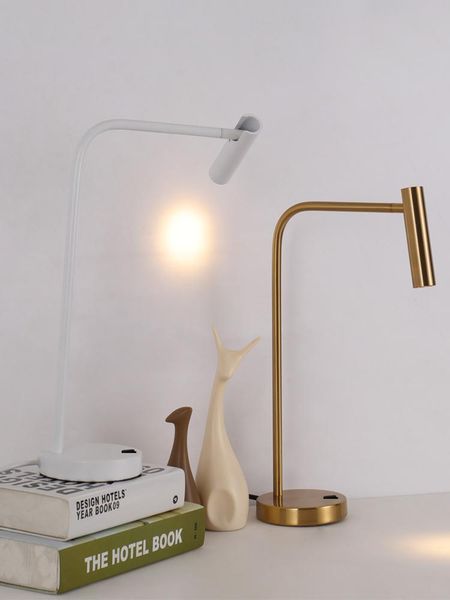 

wall lamps led table light desk lamp eu us plug 85-265v cree chip aluminum rotating head bedroom reading lights book