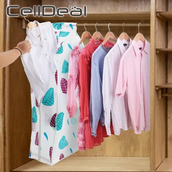 

clothing & wardrobe storage clothes hanging dust cover dress suit coat print bag three dimensional waterproof and moisture-proof